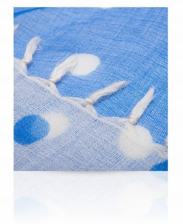 Палантин Женский W-POLKA/BLUE